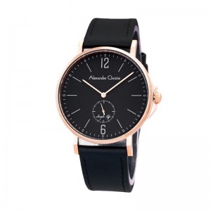Alexandre Christie AC 8458 Rosegold Black Man MSLRGBA
